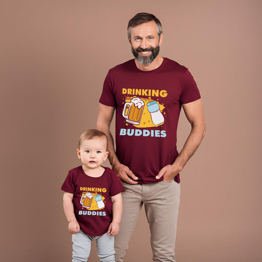 Drinking Buddies Father Son and Father Daughter T-Shirts