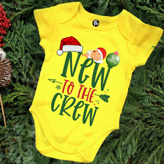 New to the Crew Onesie for First Christmas