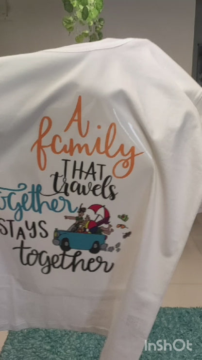 A Family that Travels Together Stays Together Vacation T-Shirts