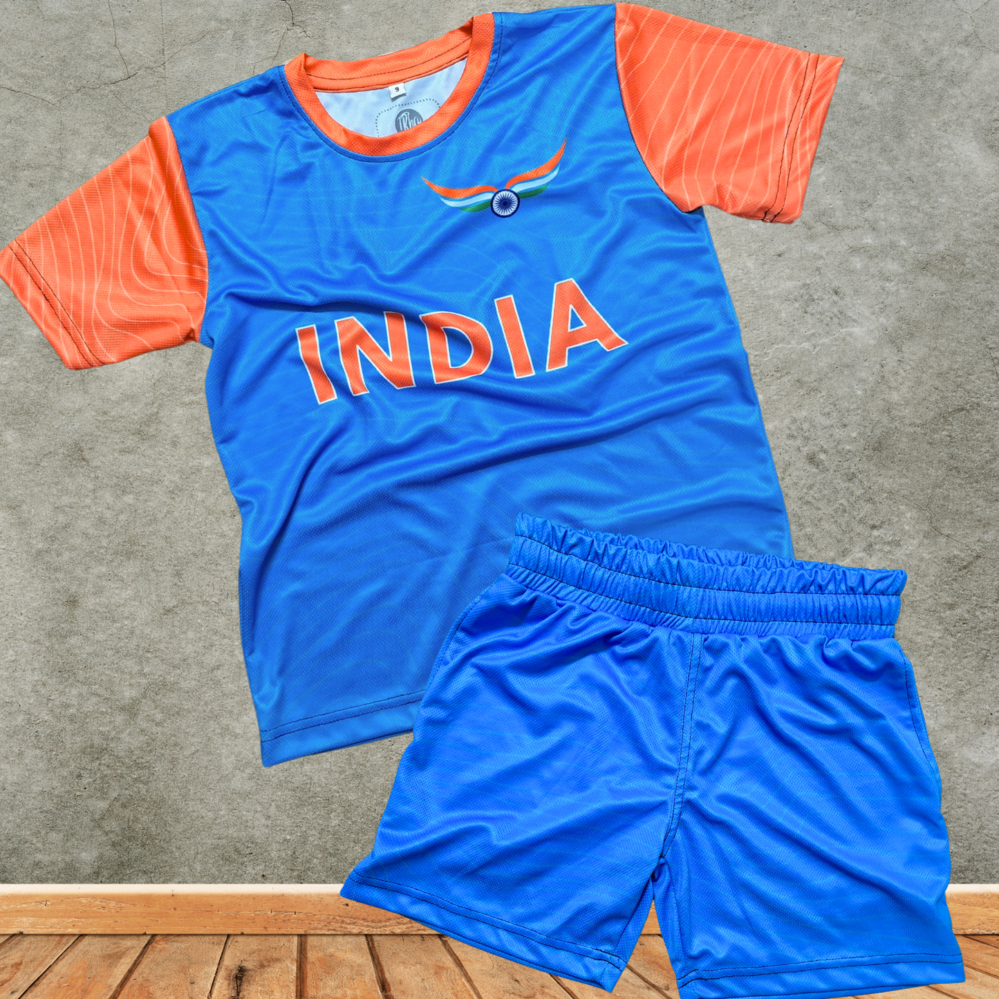 Team India Jersey & Shorts | Personalize Name & Number Jersey with Matching Shorts