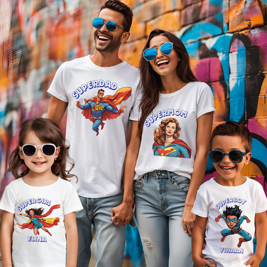 Superhero Family T-Shirts