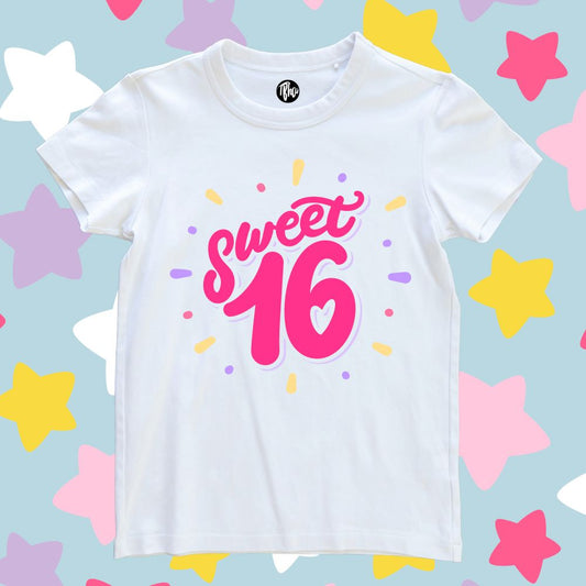 Sweet Sixteen T-Shirt for 16th Birthday - T Bhai