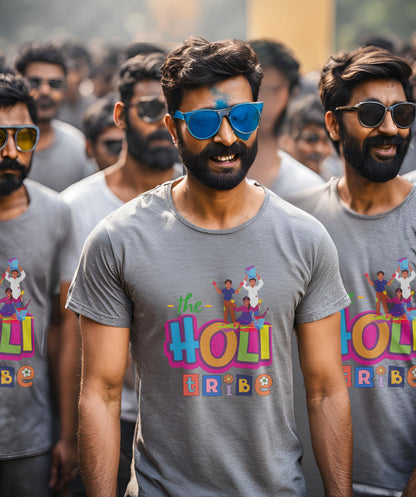 The Holi Tribe Colorful Holi T-Shirts for All