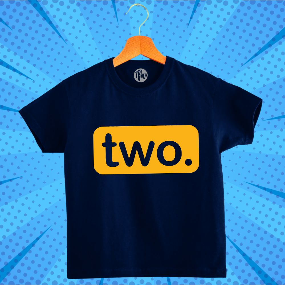 I am Turning Two - 2nd Birthday T-Shirt for Kids - T Bhai
