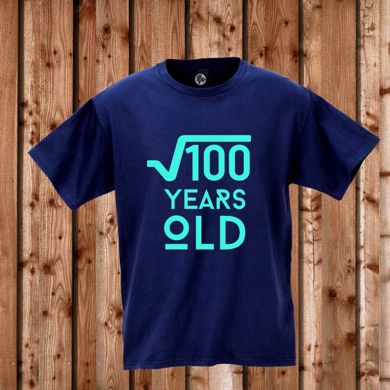 10th Birthday | Under root 100 Ten Years Old Birthday T-Shirt - T Bhai