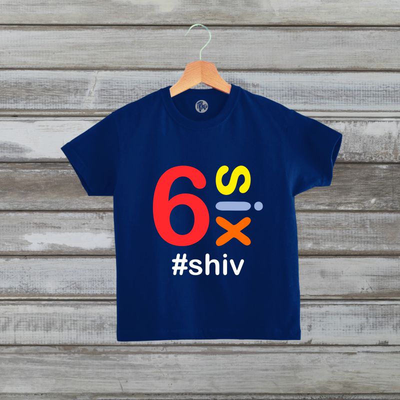 Custom 6th Birthday T-Shirt for Kids | Sixth Birthday - T Bhai