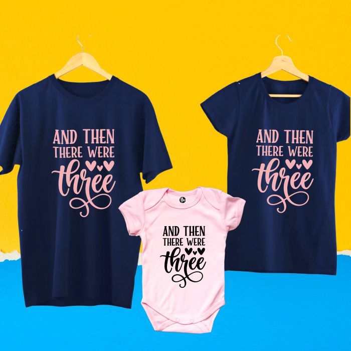 And then there were Three - Baby Arrival T-Shirt & Romper Set - T Bhai