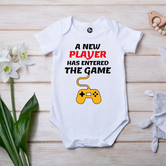 A New Player has Entered the Game Bodysuit for Baby Boys & Baby Girls - T Bhai