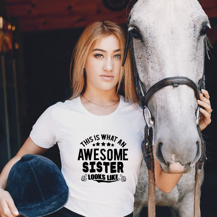 Awesome Sister T-Shirt for Women - T Bhai