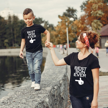 Best Mom Ever & Best Son Ever Matching Mother & Son T-Shirts - T Bhai