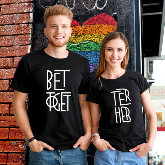 Better Together Couple T-Shirt - T Bhai