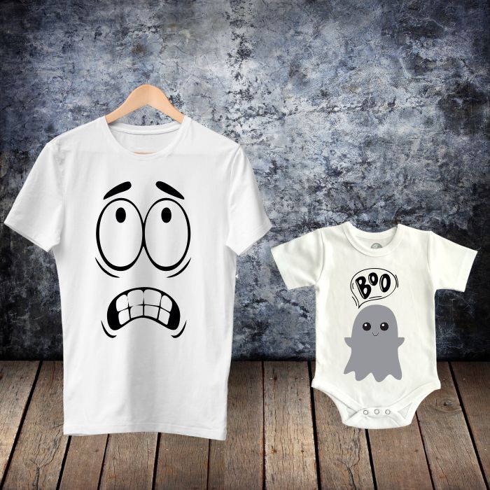 Boo to You-Father Son/Father Daughter T-Shirt & Romper Combo - T Bhai