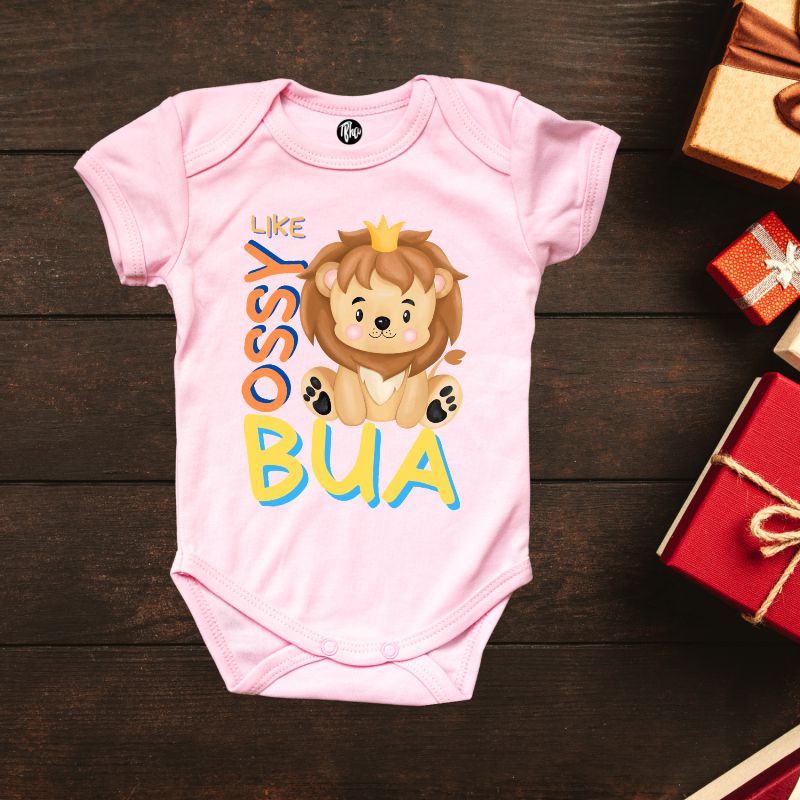 Bossy Like Bua Gift Romper for Babies - T Bhai