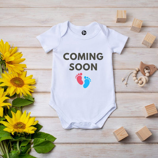 Coming Soon Baby Announcement Onesie for Babies - T Bhai