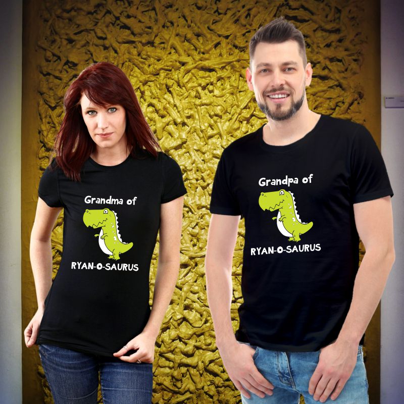 Custom Dinosaur Family T-Shirts - T Bhai
