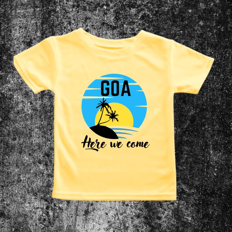 Goa Here We Come Vacation T-Shirts - T Bhai