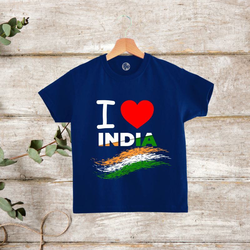 I Love India Independence Day T-Shirts - T Bhai