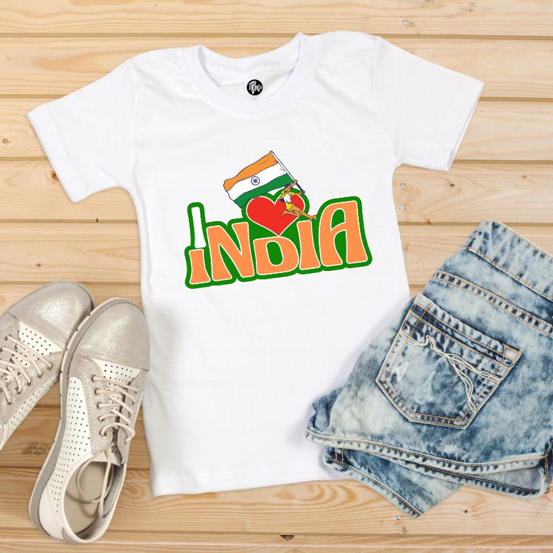 Love India Independence Day T-Shirts - T Bhai