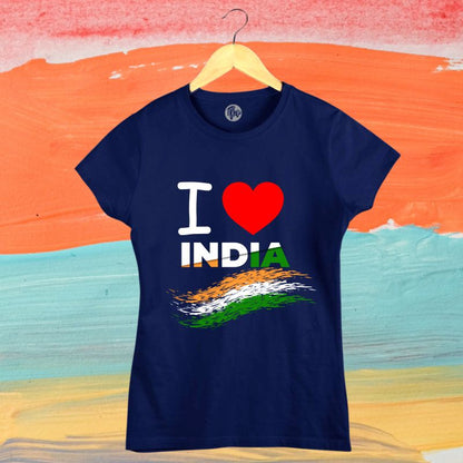 I Love India Independence Day T-Shirts - T Bhai