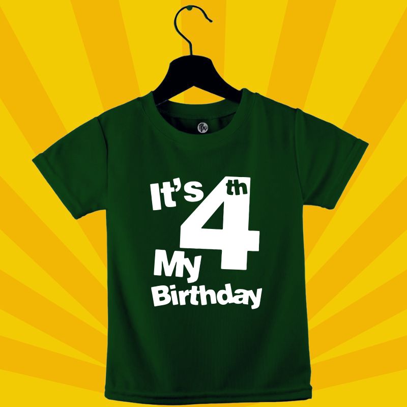 It's my Fourth Birthday T-Shirt for Kids - T Bhai