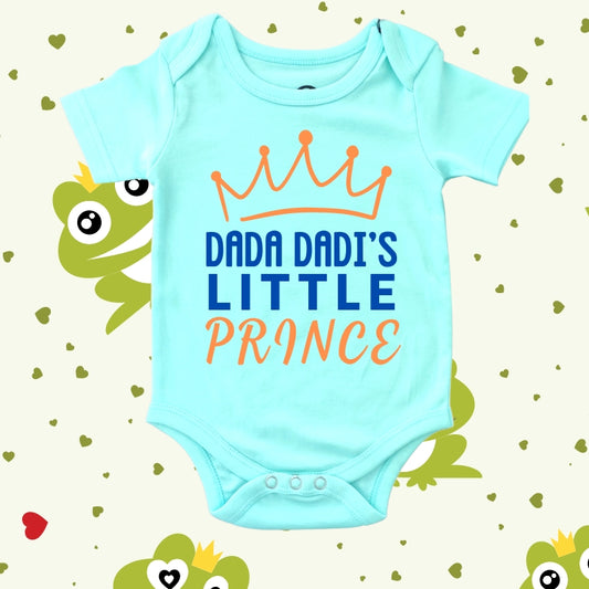 Dada Dadi's Little Prince Onesie for Babies - T Bhai