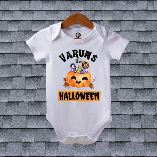 My First Halloween Personalized Romper for Babies - T Bhai