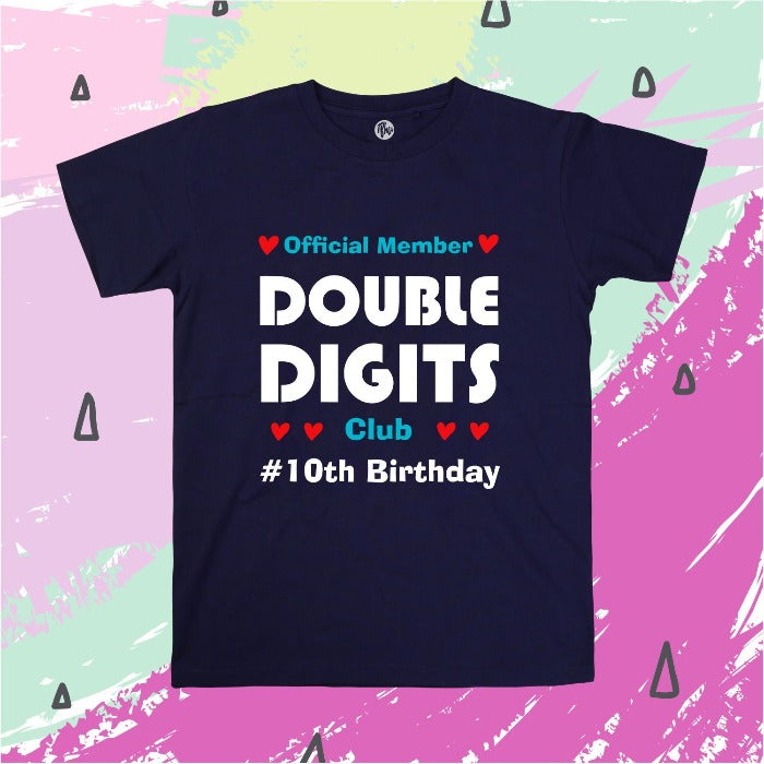 Official Member of Double Digits 10th Birthday T-Shirt - T Bhai