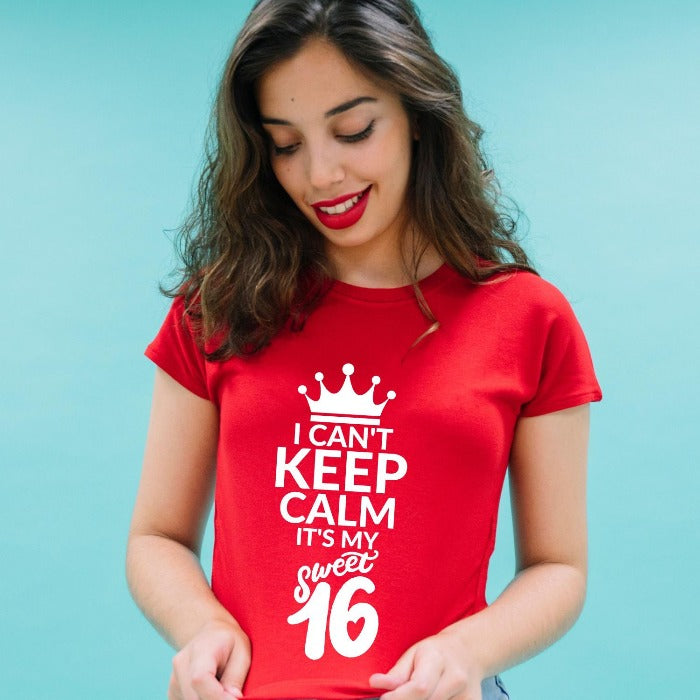 Officially Sweet Sixteen T-Shirt for Teenagers - T Bhai