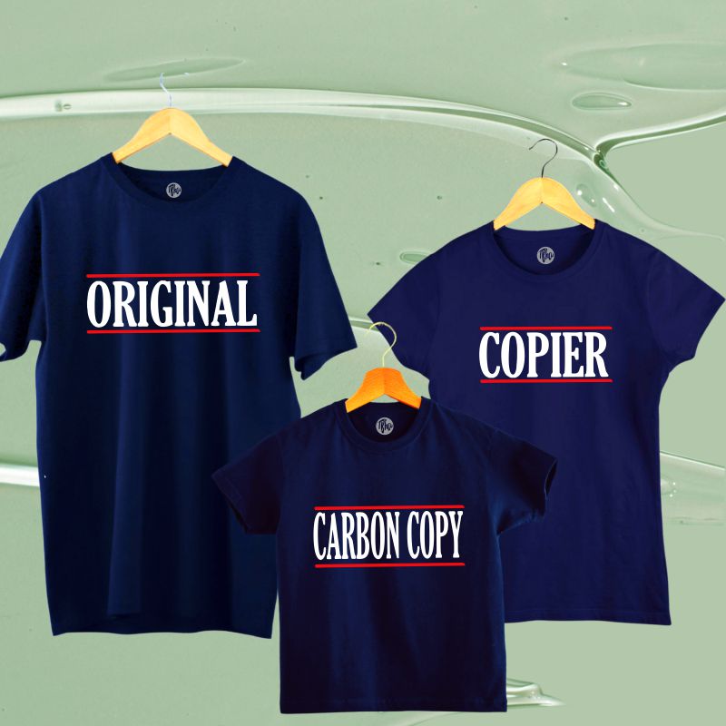 Original Copier Carbon Copy Family T-Shirts - T Bhai