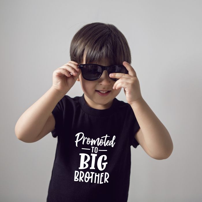 Promoted to Big Brother Baby Announcement T-Shirt - T Bhai
