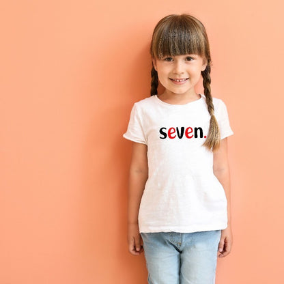 Seventh Birthday T-Shirt for Kids - T Bhai