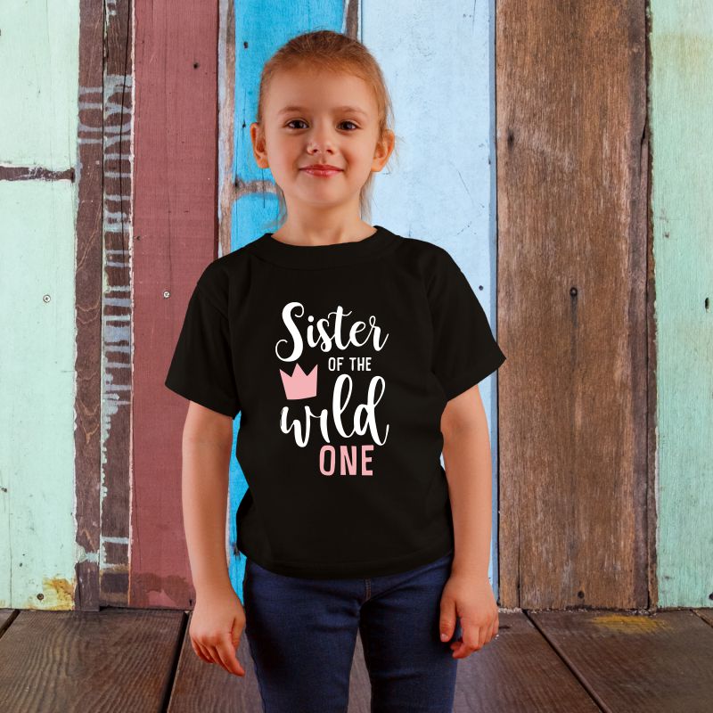 Sister of the Wild One First Birthday T-Shirt - T Bhai