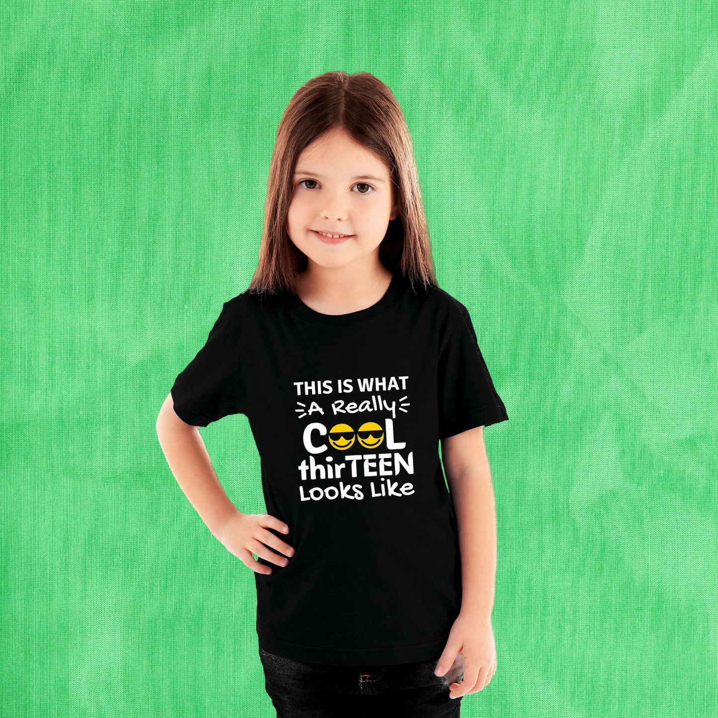 This is What a Really Cool Thirteen Looks Like Teenager T-Shirt for Boys and Girls - T Bhai