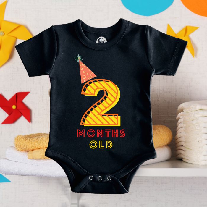 Two Months Old Party | Second Month Birthday Onesie for Babies - T Bhai