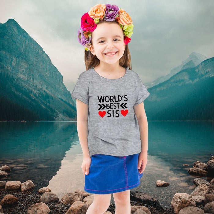 World's Best Sis Gift T-Shirt for Kids - T Bhai