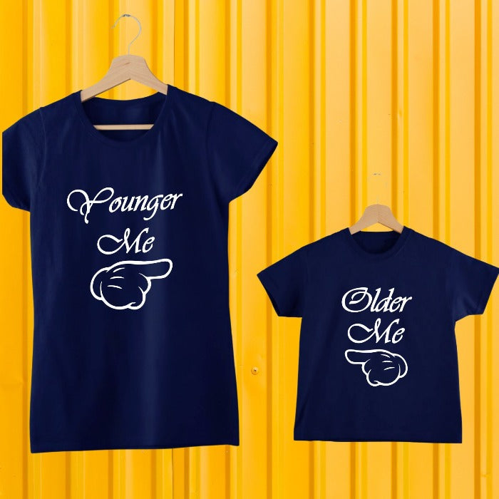 Younger Me Older Me Mother Son & Mother Daughter T-Shirt - T Bhai